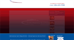 Desktop Screenshot of kovacsortho.com