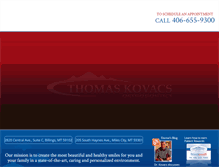 Tablet Screenshot of kovacsortho.com